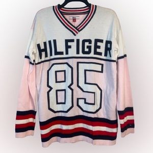 Tommy Hilfiger pullover knit hockey Jersey Women's